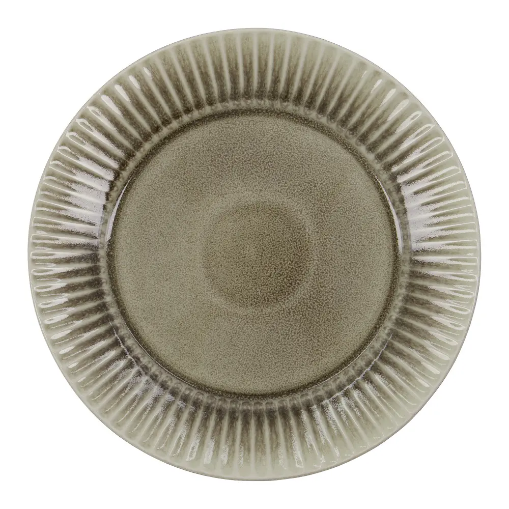 Pleat Lautanen 27 cm Harmaa/Ruskea