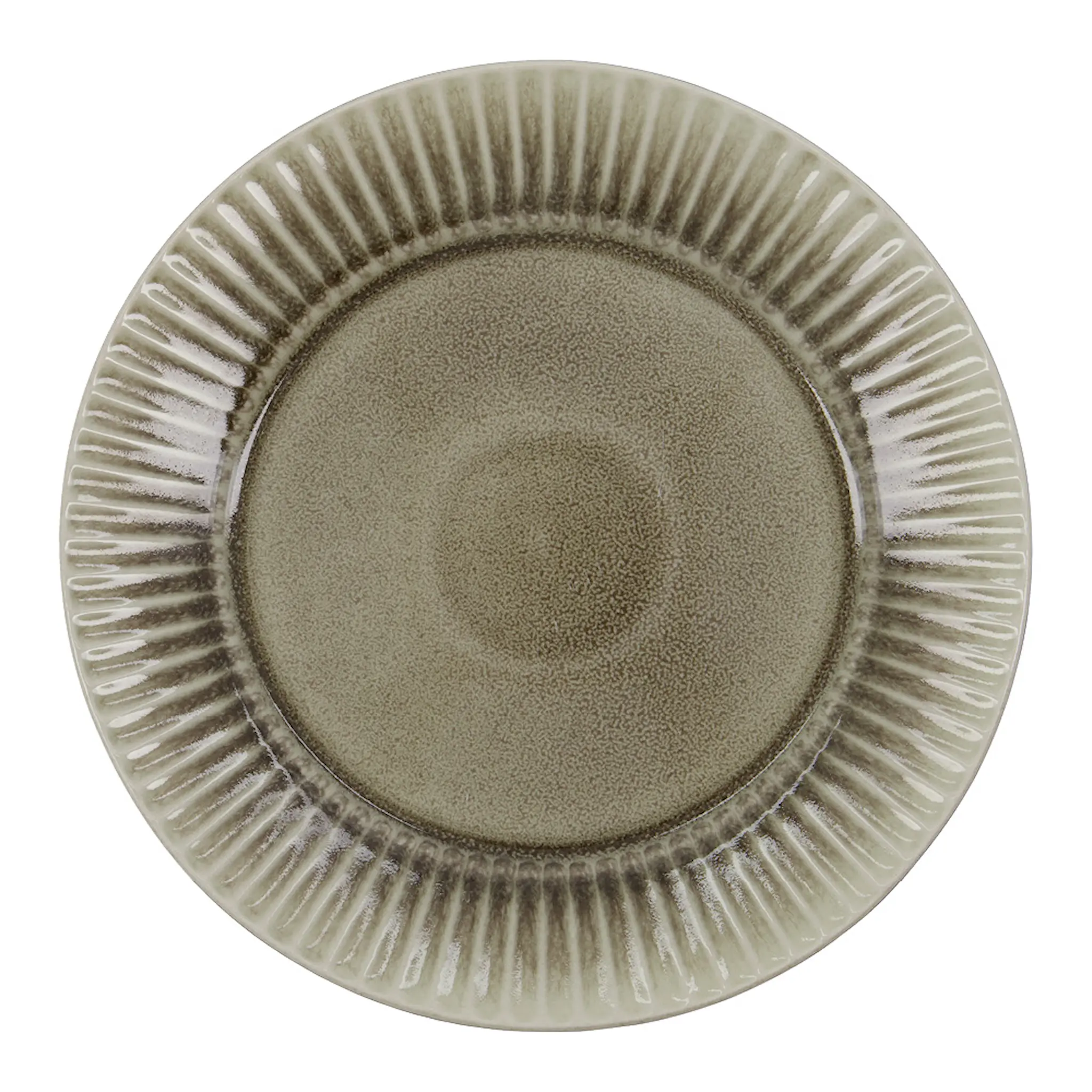 House Doctor Pleat Tallrik 27 cm Grå/Brun