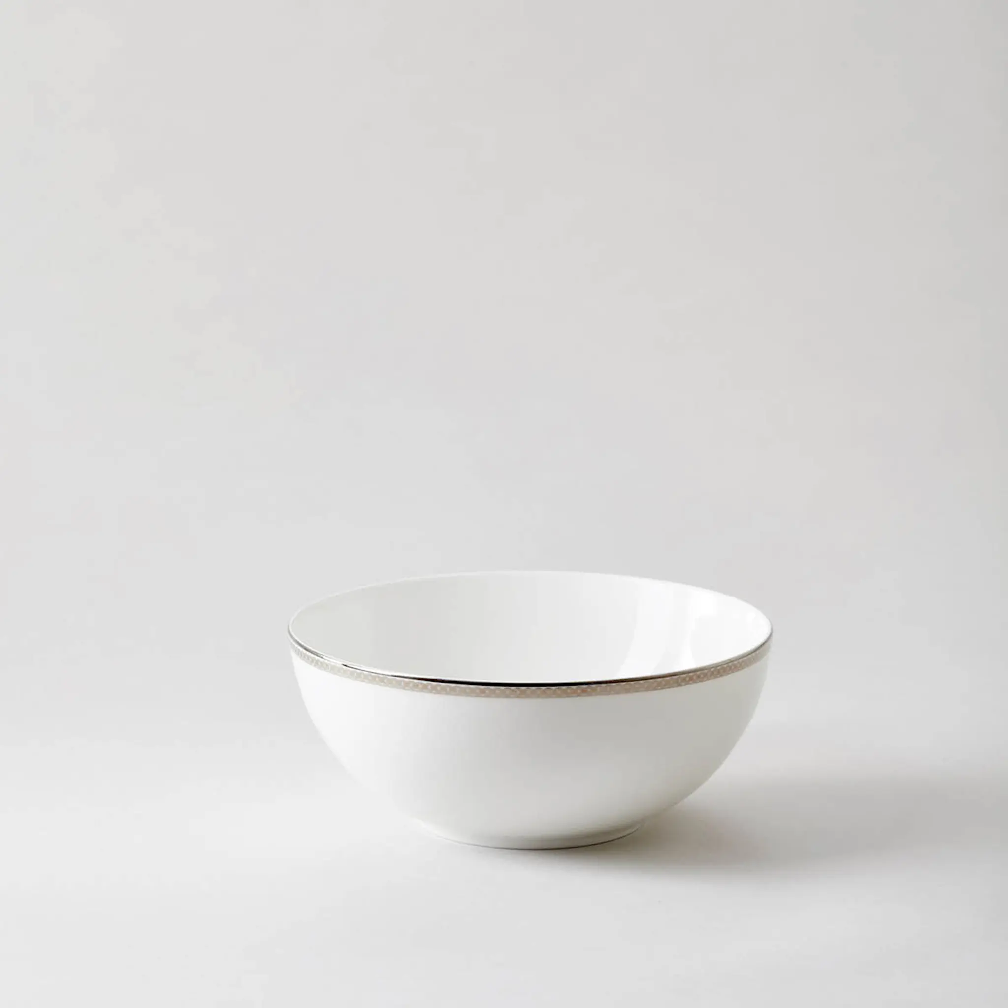 Royal Porcelain Silver Paisley Skål 19 cm Vit