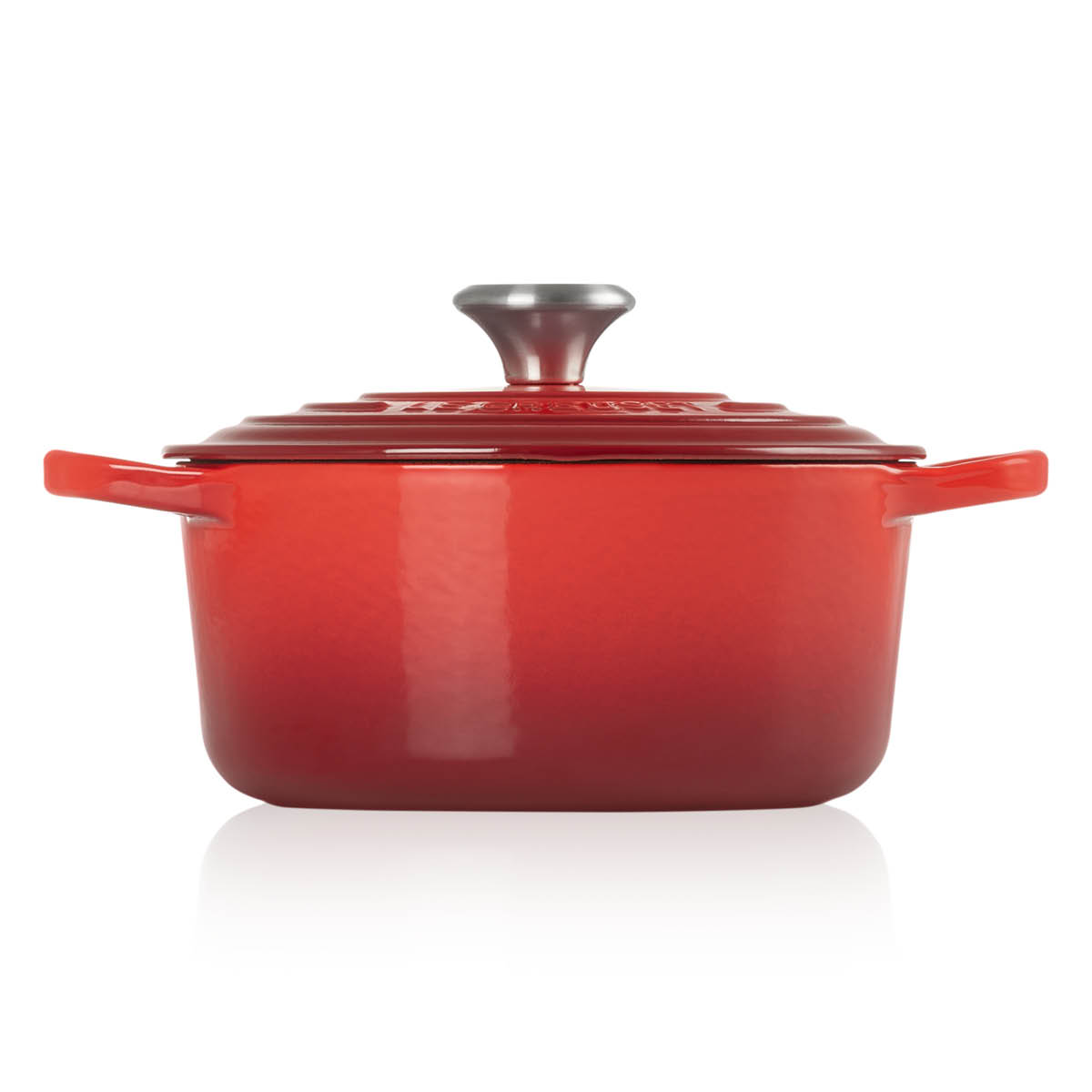 Le Creuset Signature støpejernsgryte rund 22 cm cerise