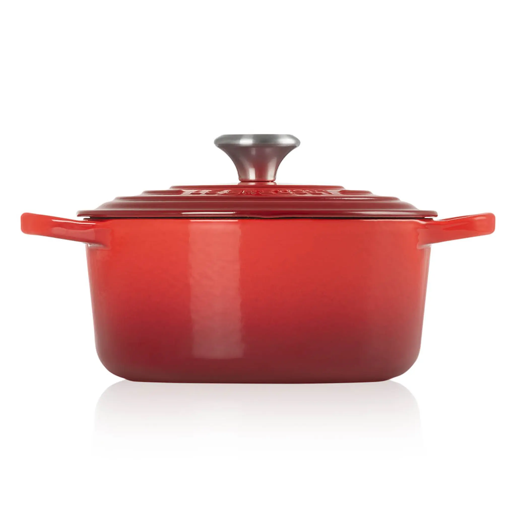 Le Creuset Signature Valurautapata pyöreä 22 cm Cerise