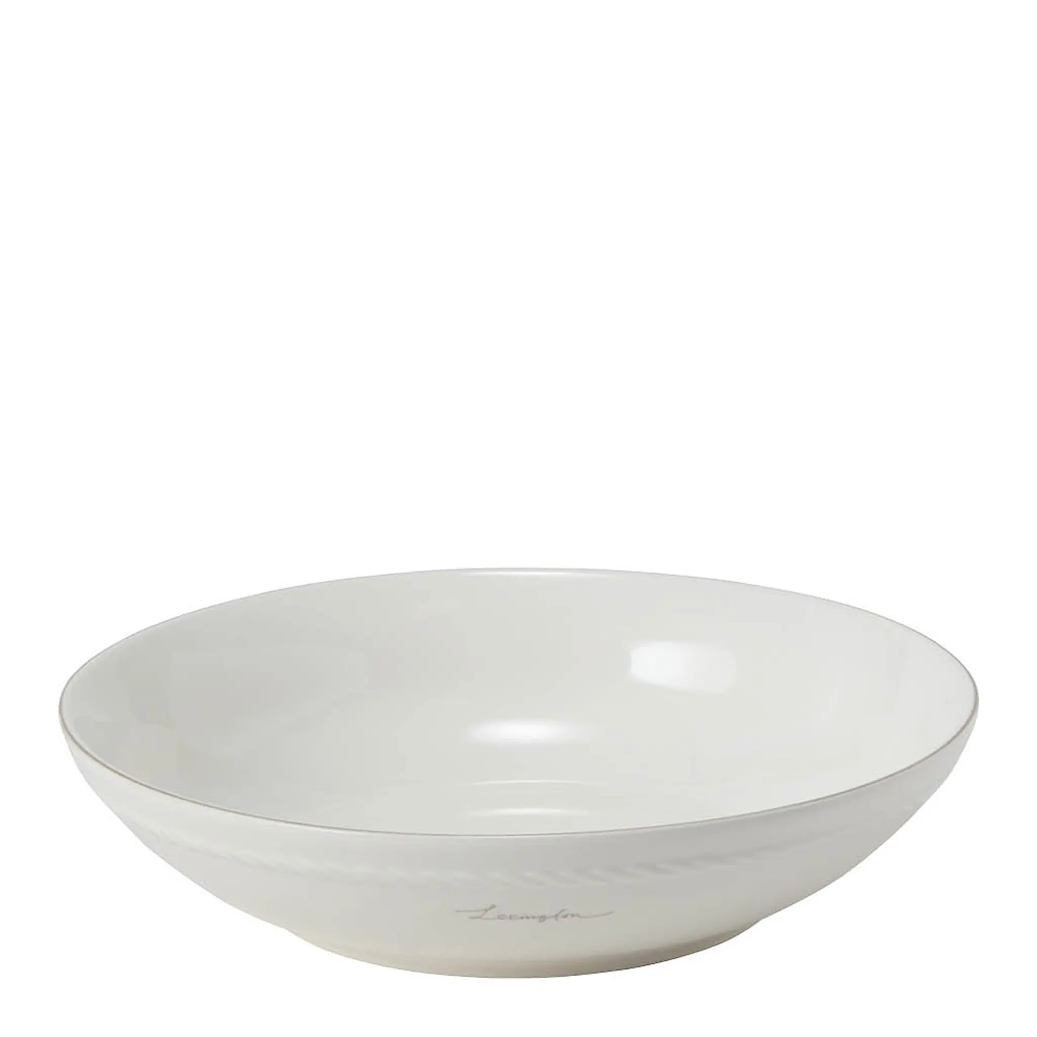 Lexington Icons skål medium 22 cm vit/beige