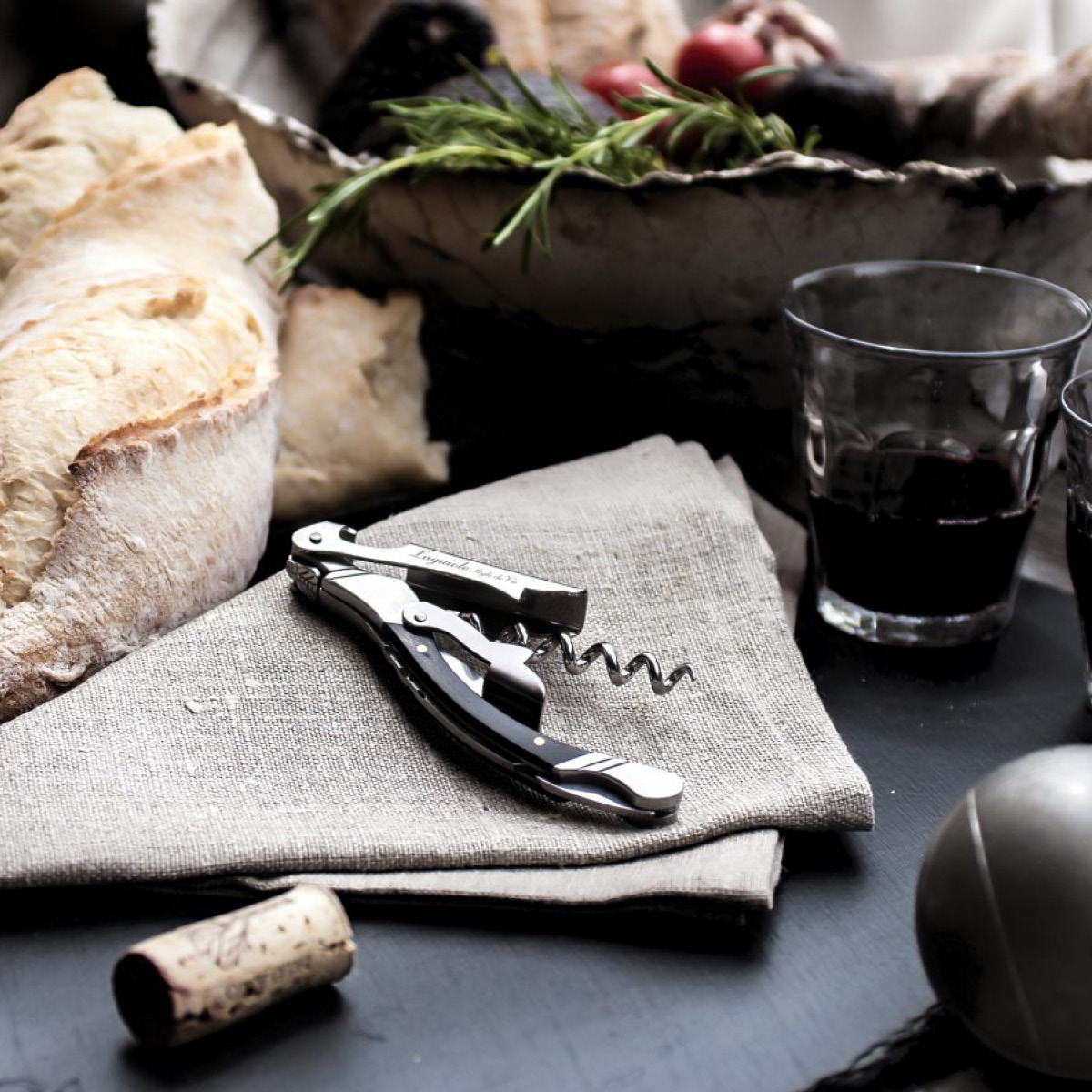 Laguiole Style de Vie Korkskruv svart ebenholts