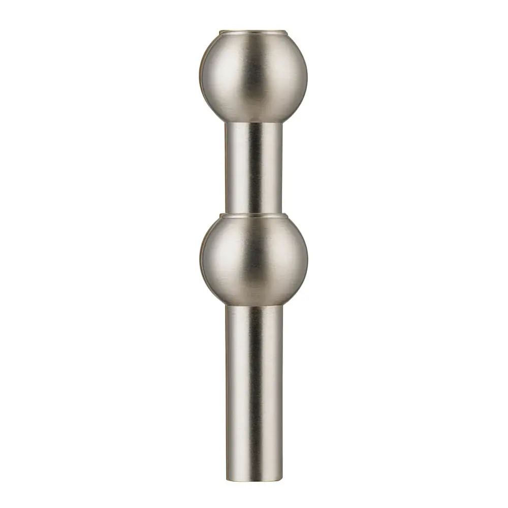 STOFF Nagel maljakko 10 cm harjattu kromi