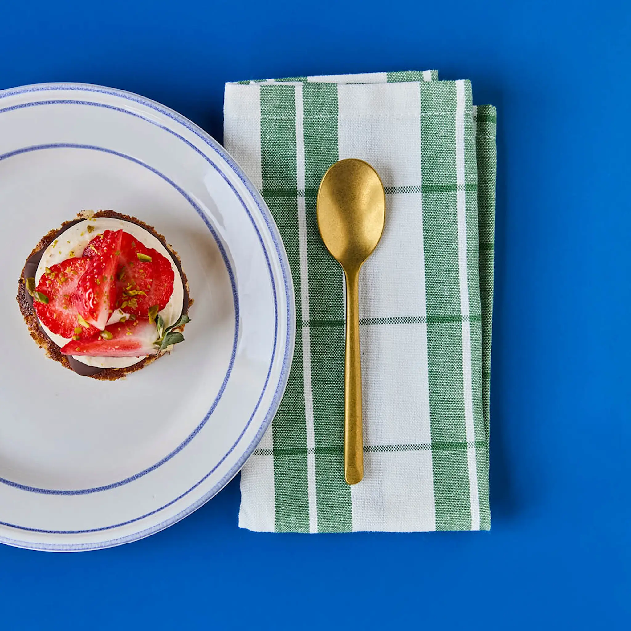 Nicolas Vahé Tesked 14 cm 4-pack antik guldfinish