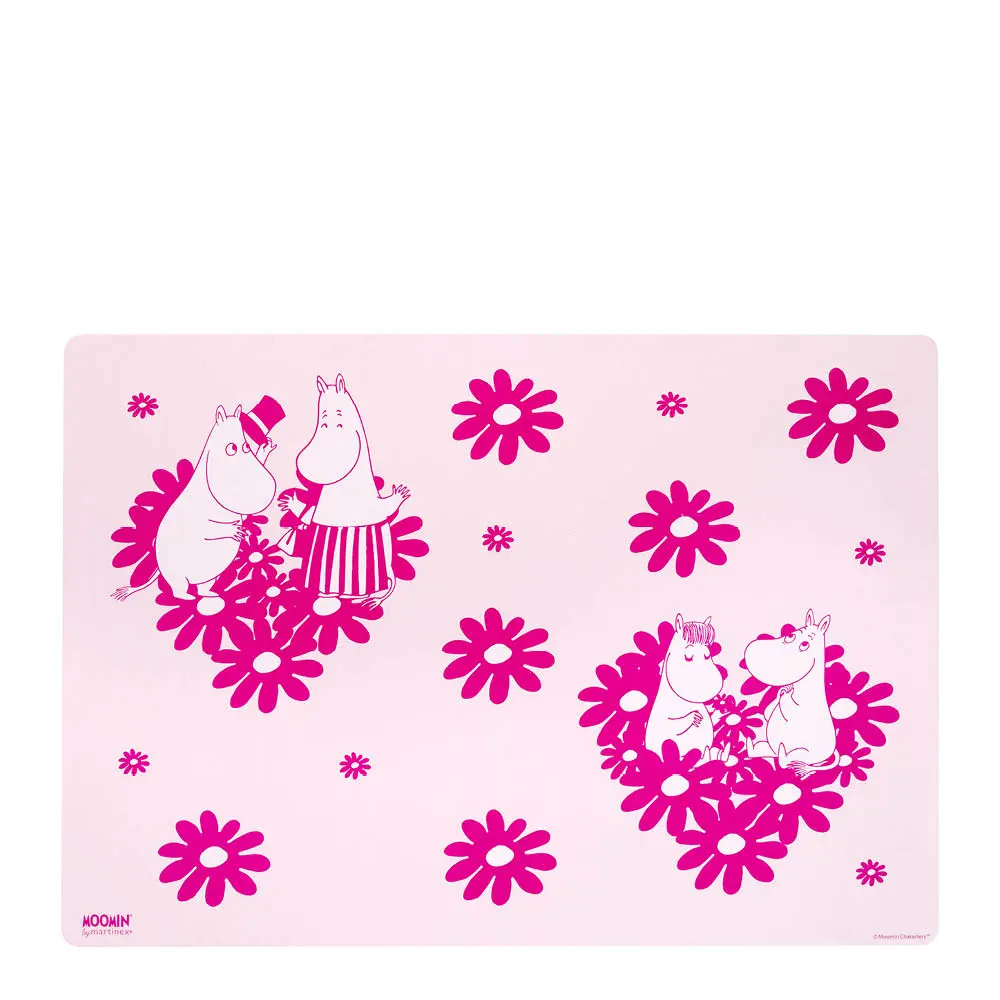 Mummi bakeunderlag 48x35 cm blomsterhjerte