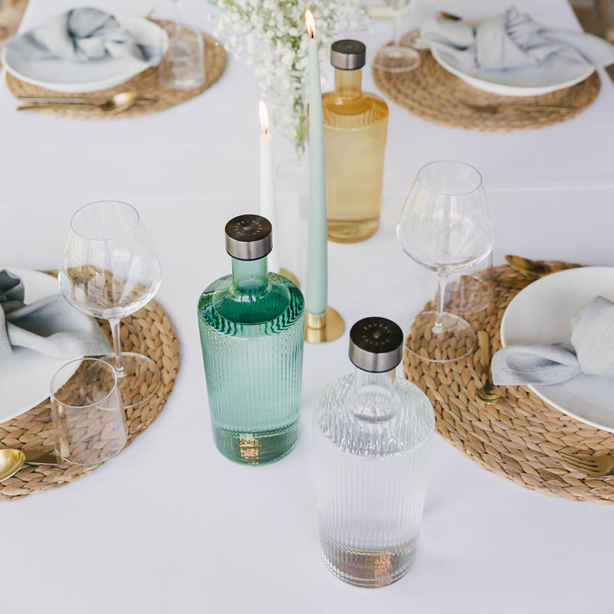 Paveau Ribbed Elegance gaveeske White Haven 3 deler