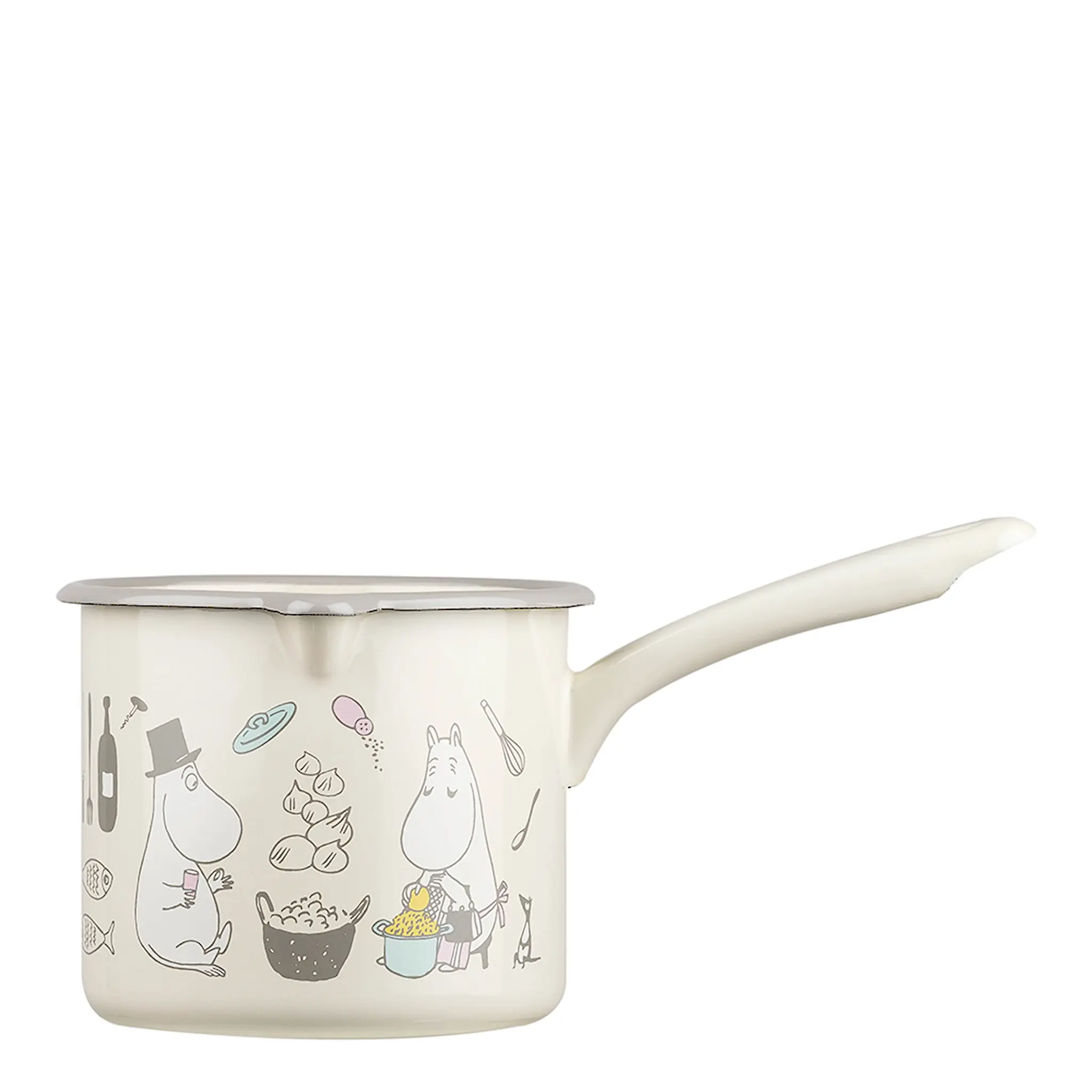Muurla Mumin Såskastrull 1,3 L Beige