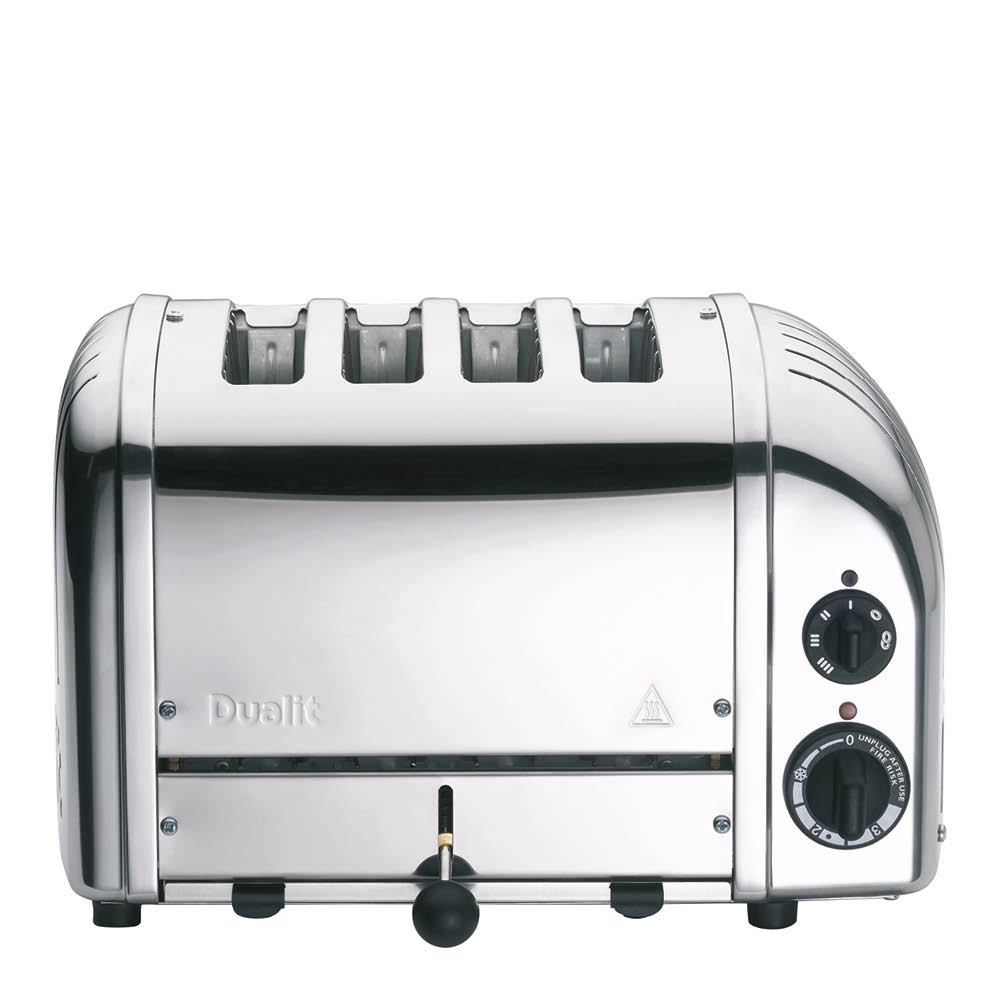 Dualit Classic Brödrost 4 skivor Rostfri