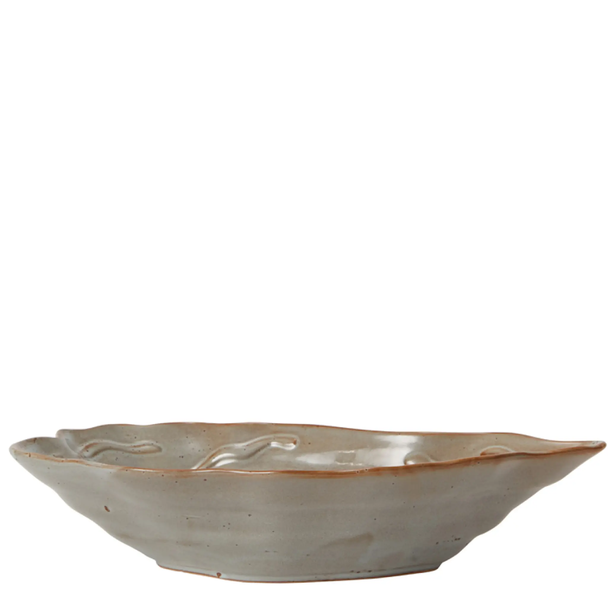 Stiernholm Oyster Skål 30x17 cm Grå