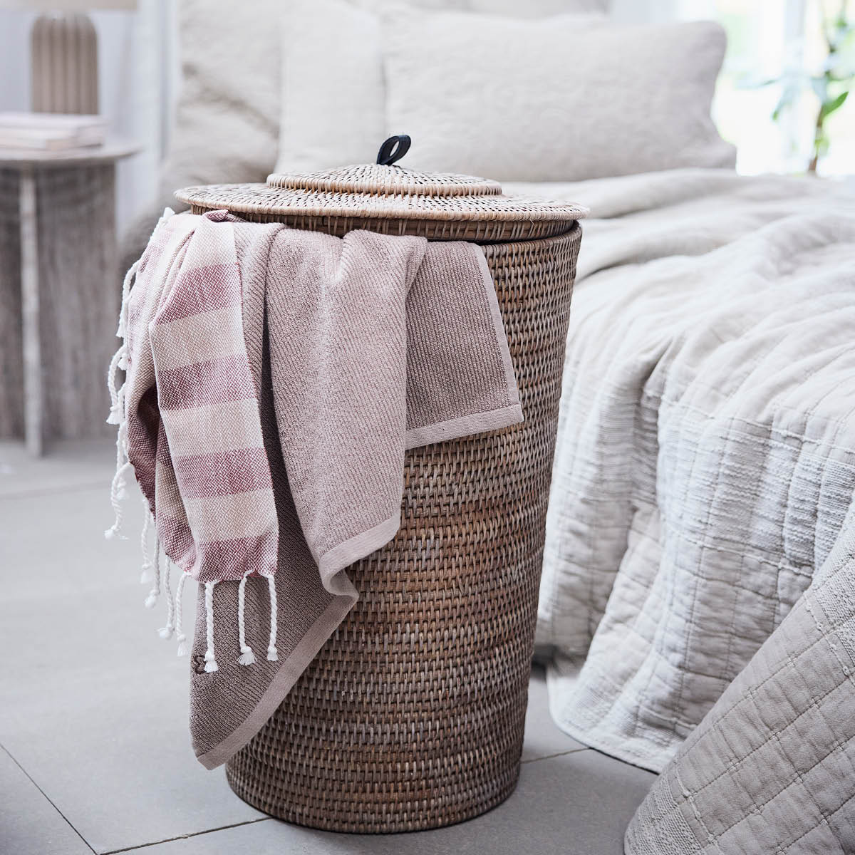 Lene Bjerre Felima badehåndkle 90x180 cm tigers eye/rose tan