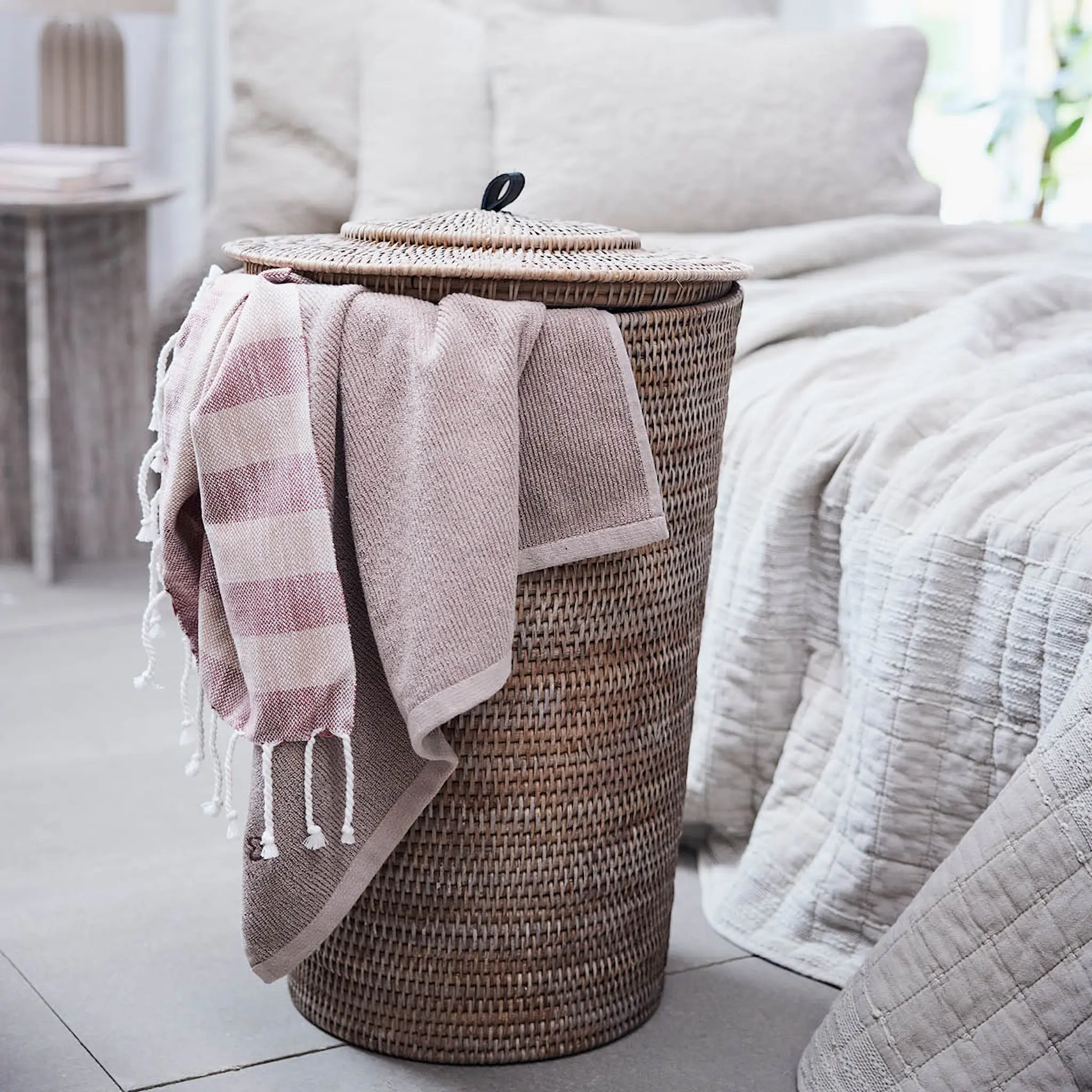 Lene Bjerre Felima badehåndkle 90x180 cm tigers eye/rose tan