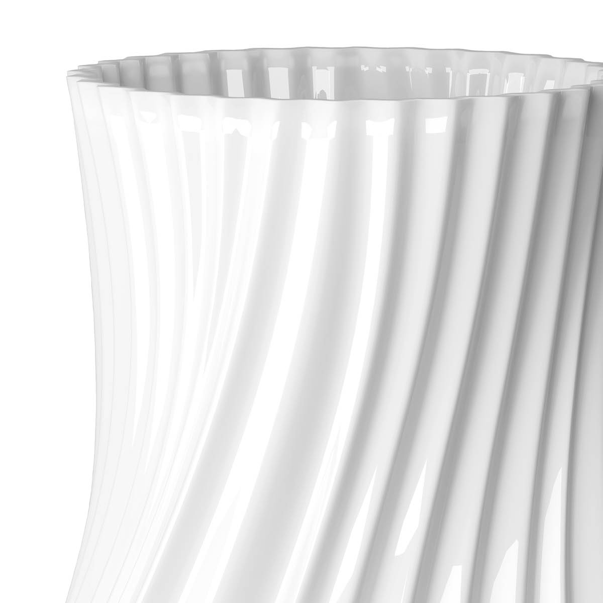 Lyngby Porcelæn Twist vas 31 cm vit