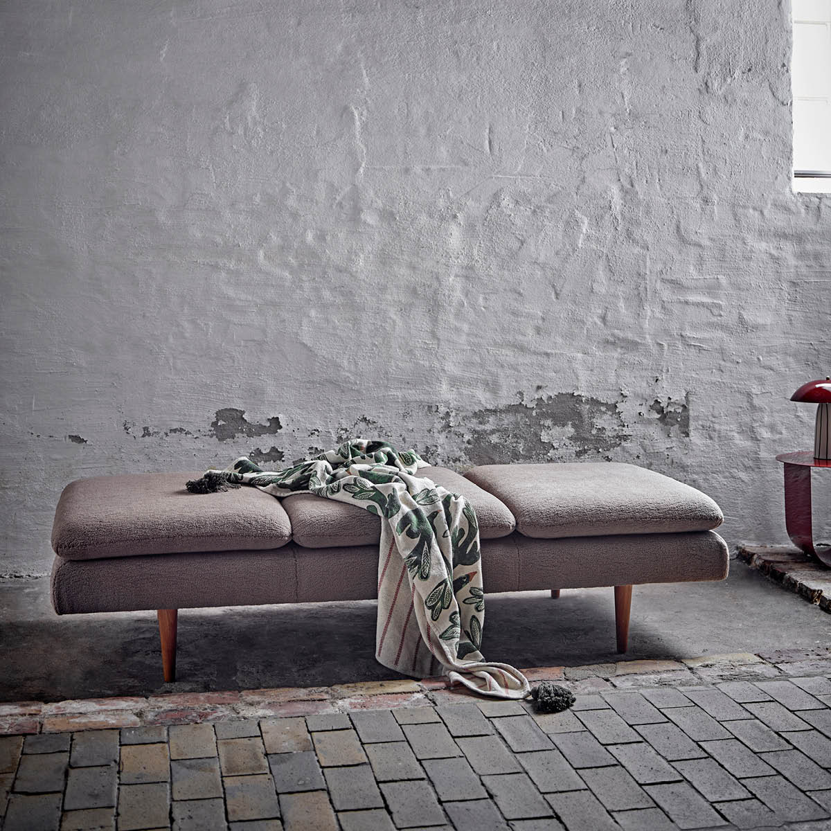 Bloomingville Birdliva pläd 160x130 cm flerfärgad