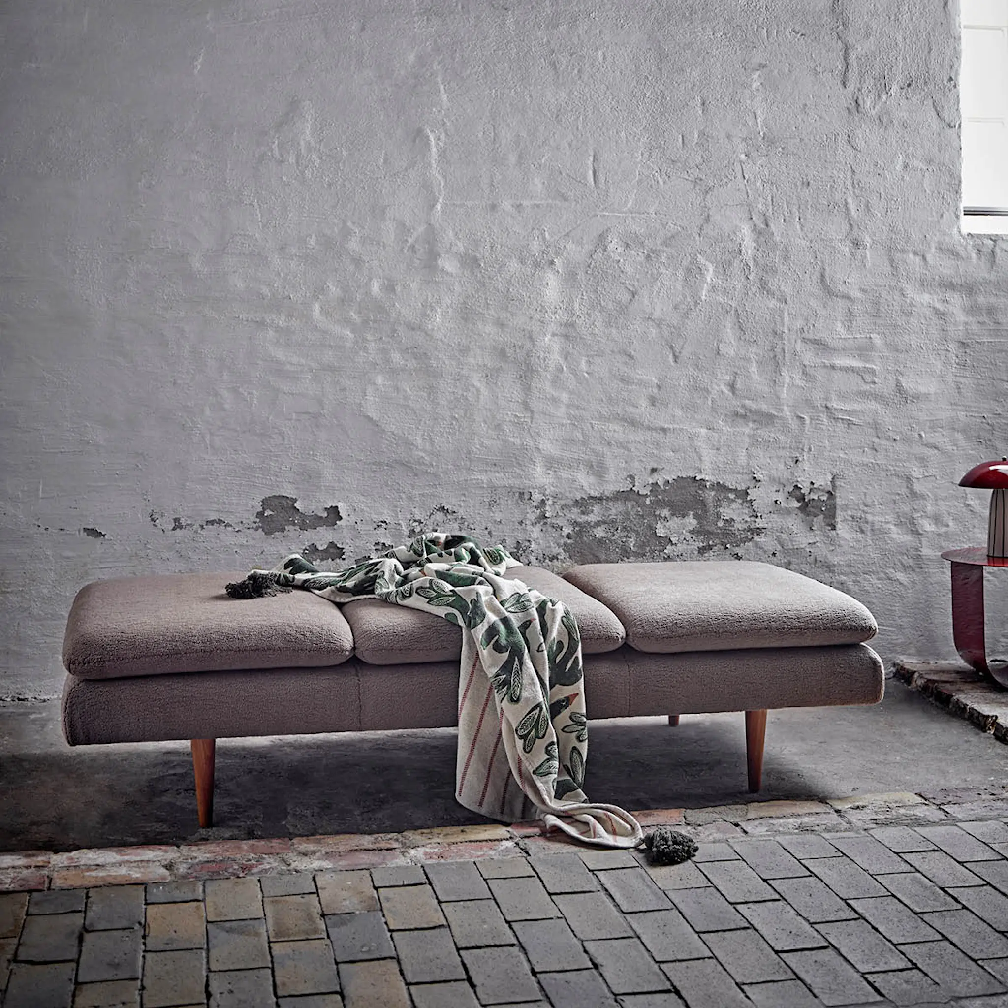 Bloomingville Birdliva pläd 160x130 cm flerfärgad
