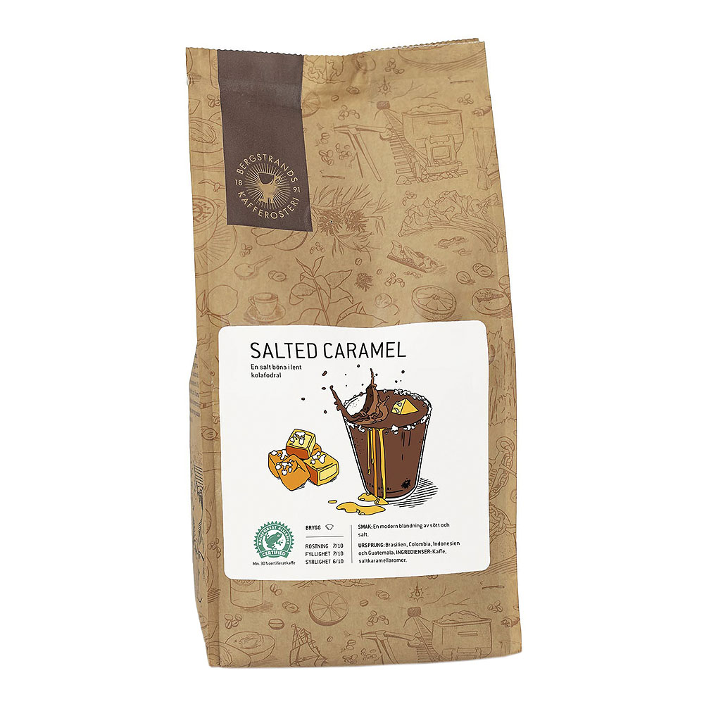 Bergstrands Kafferosteri Bryggkaffe Malet Salted Caramel 250 g