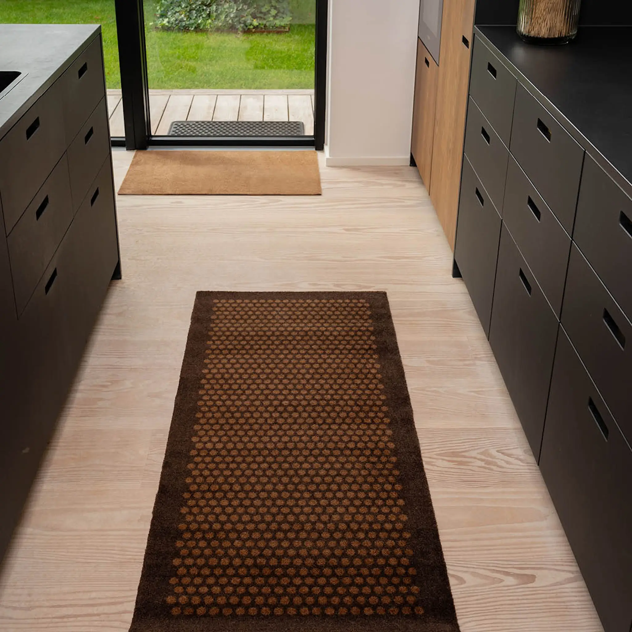 Tica Copenhagen Unicolor golvmatta 90x60 cm cognac