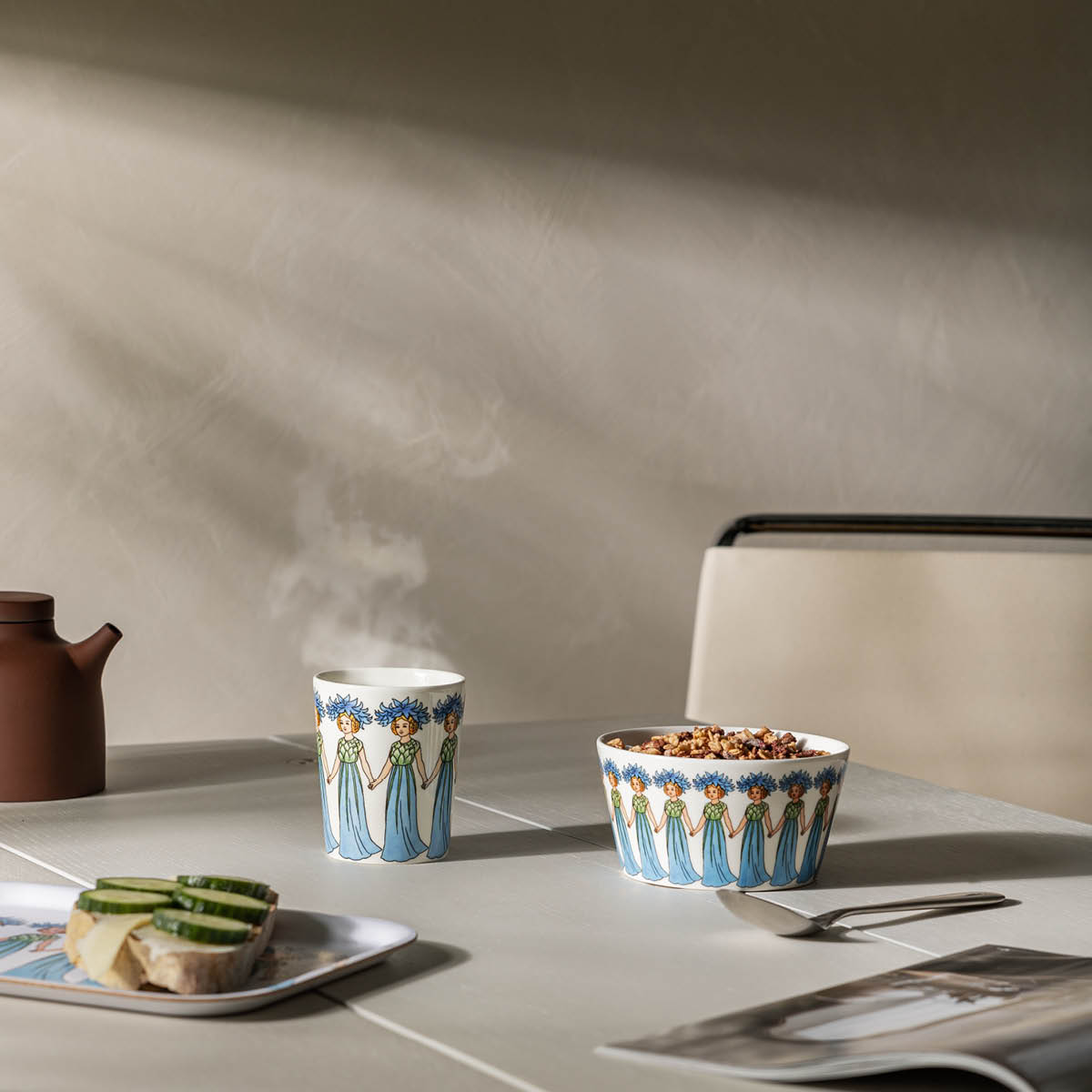 Design House Stockholm Beskow kopp 28 cl kornblom