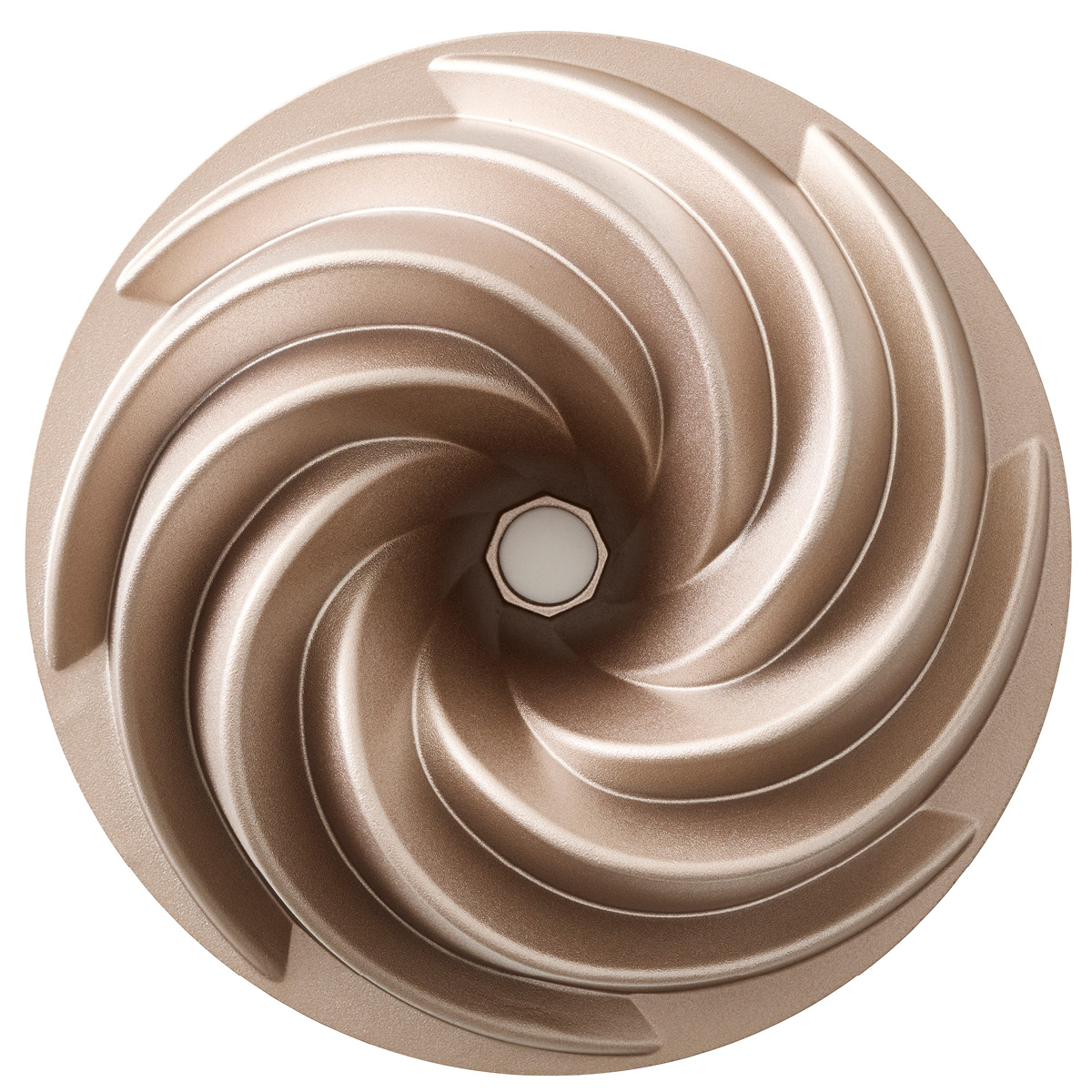 Blomsterberg Sockerkaksform swirl 24x9 cm roséguld