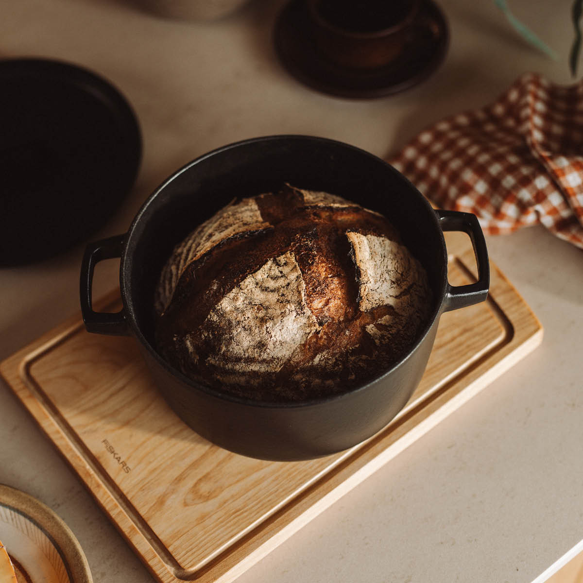 Fiskars Folken gryte med lokk 4L