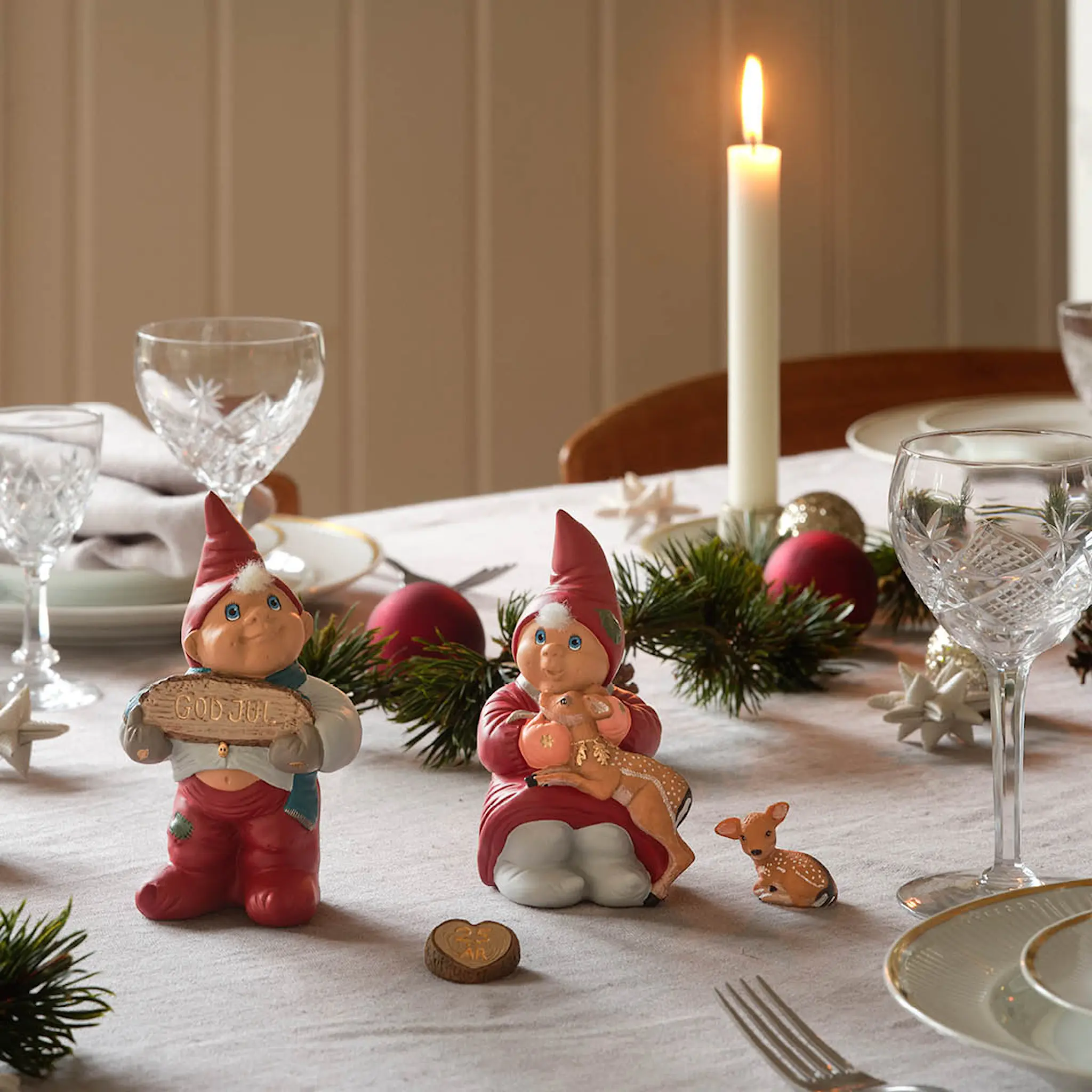 Klarborg Tomtepar Elvin & Emmelie 13,5 cm årstomtar 2025