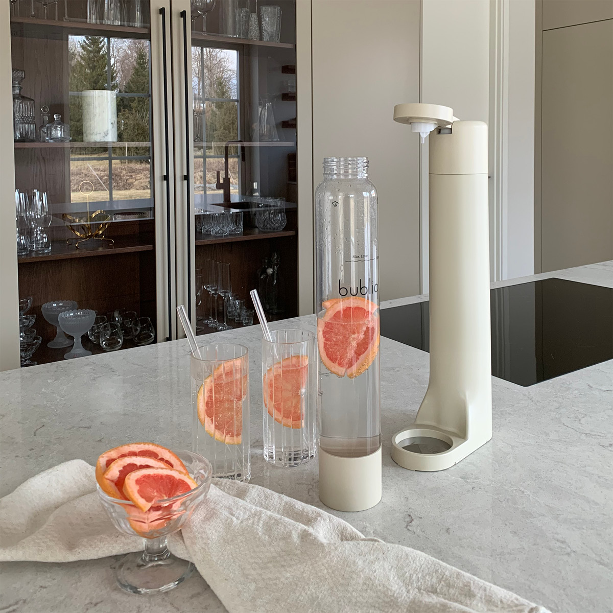 Bubliq Flaska till Kolsyremaskin 0,8 L Beige