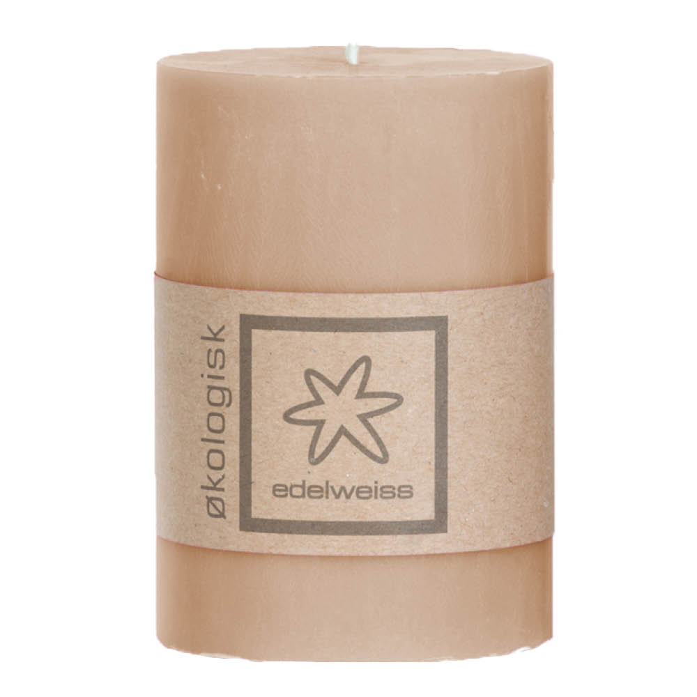 Edelweiss - EKO Pöytäkynttilä 7x10 cm lämmin beige