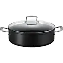Toughened Non-Stick Sauteusegryta med glaslock 28 cm