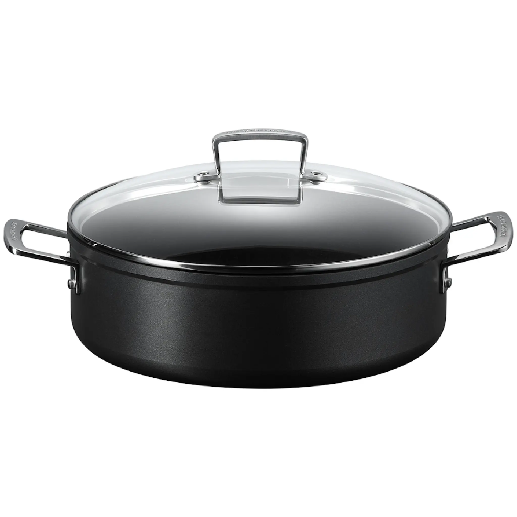 Le Creuset Toughened Non-Stick Sauteusegryta med glaslock 28 cm