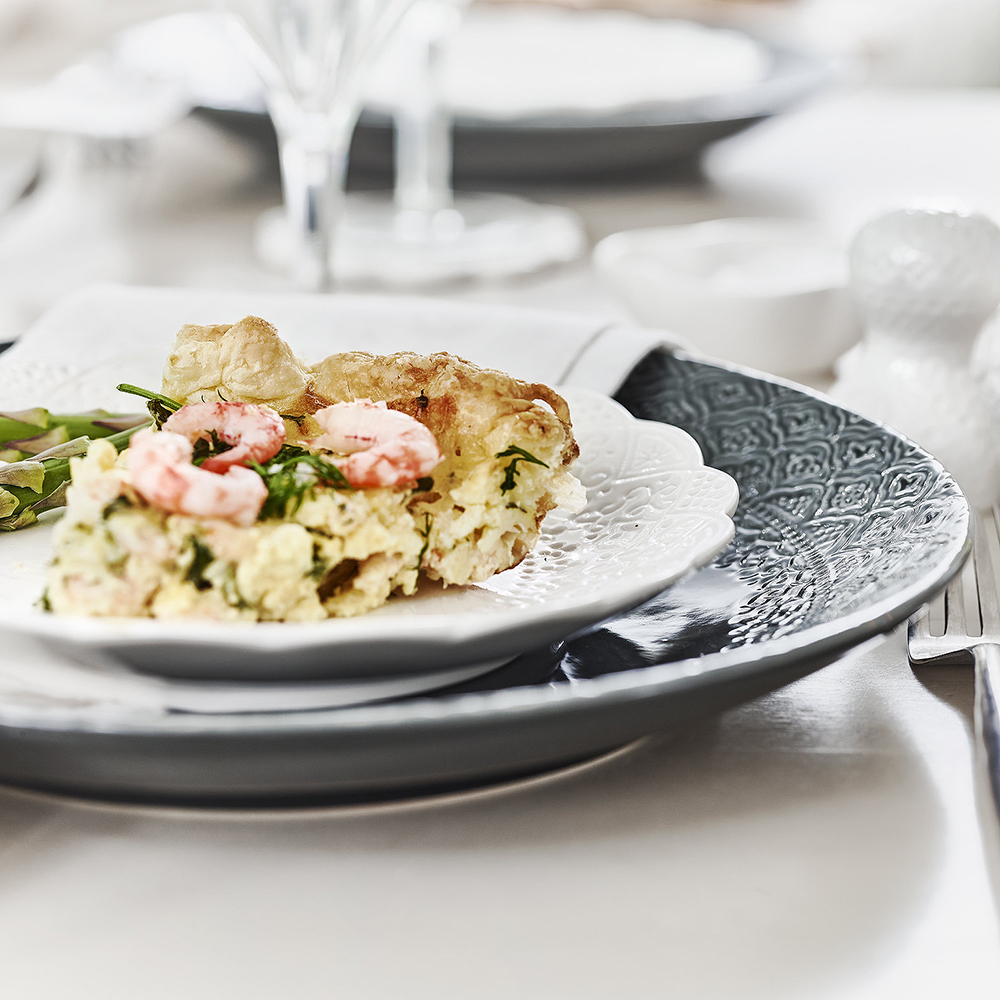 Cult Design Orient Tallrik flat 27 cm Asfalt