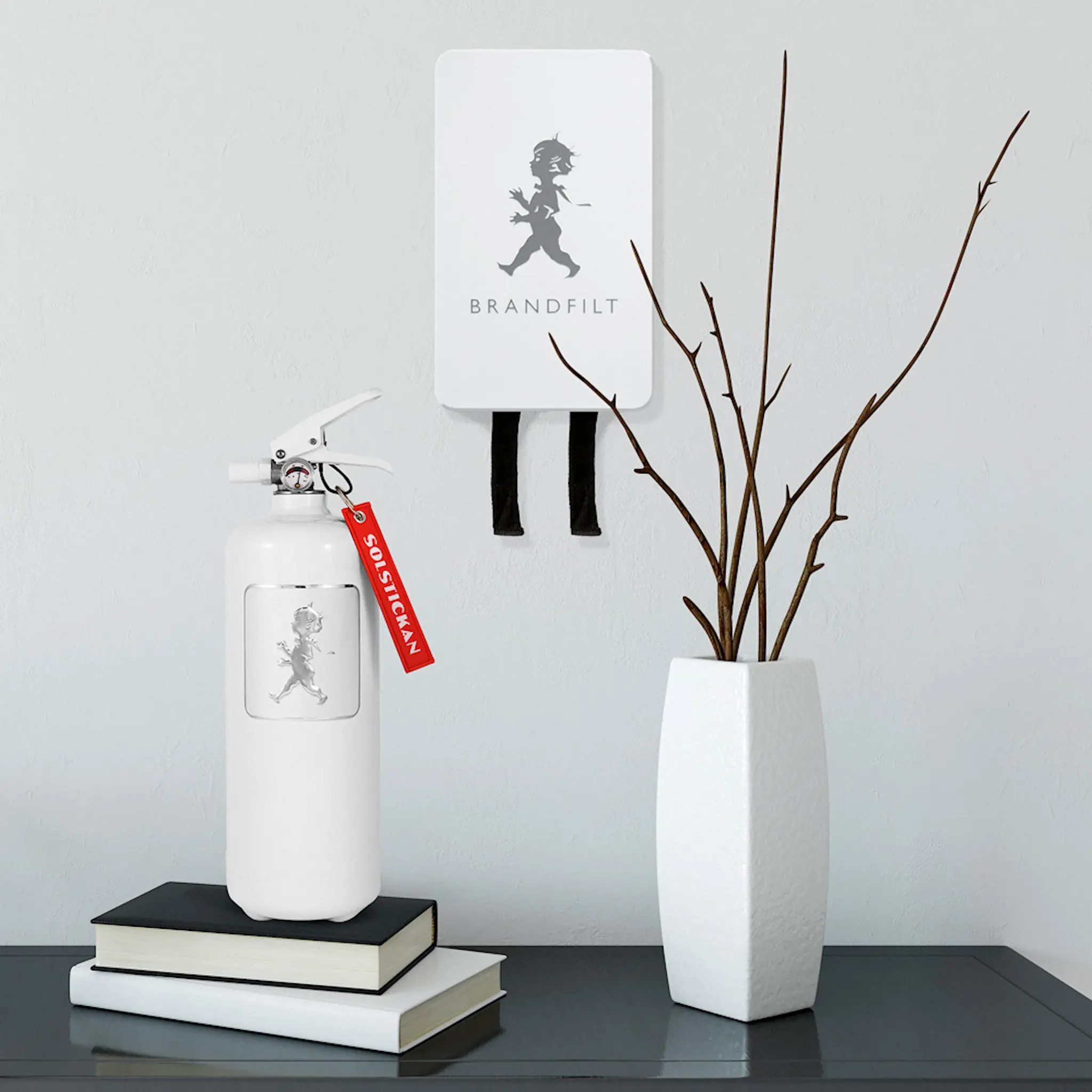 SOLSTICKAN Solstickan Brandsläckare 2 kg Vit