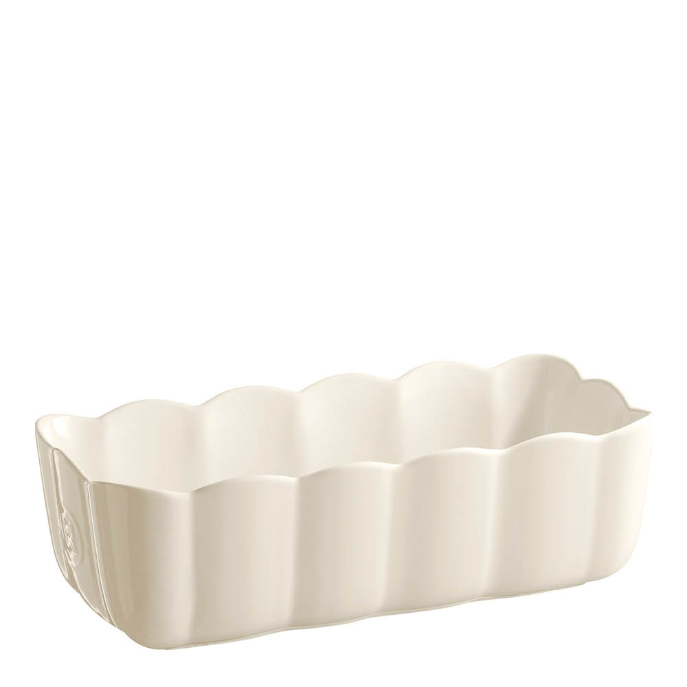 Emile Henry - Madeleine Leipävuoka 29x9 cm 2 L Cream