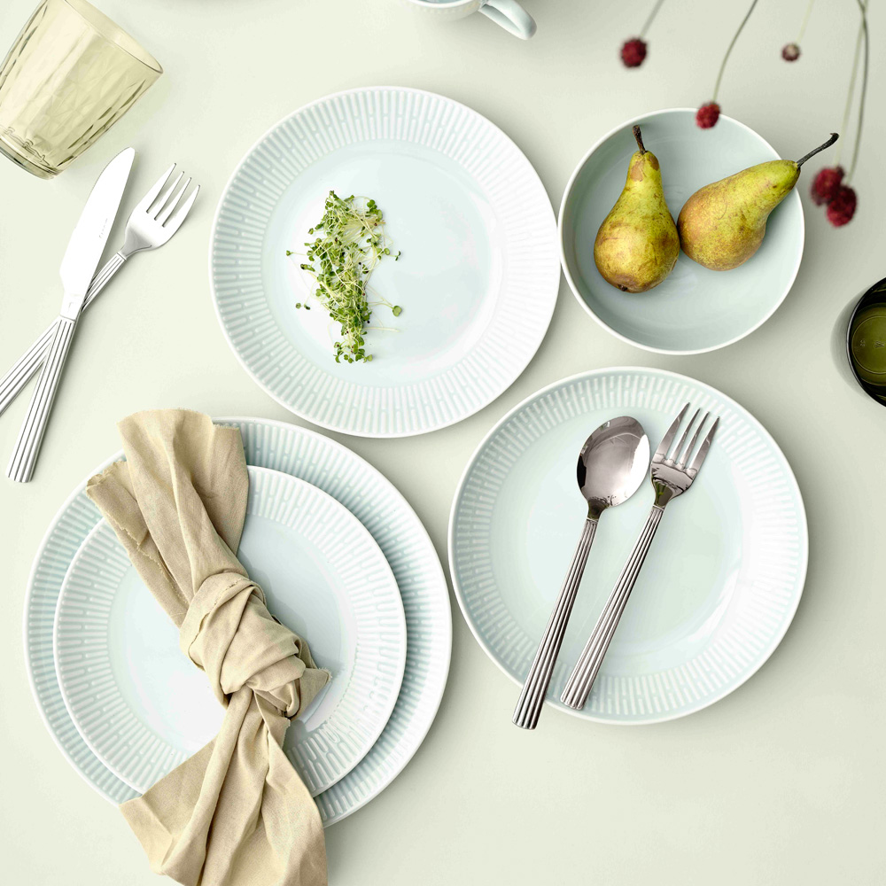 Aida Relief dyp tallerken 22 cm lys grønn