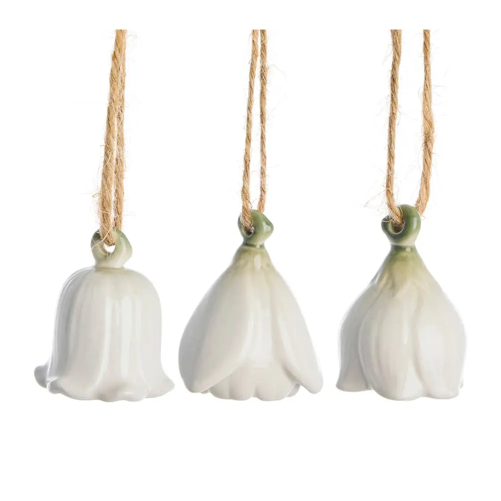 Dehlia Riippukoriste kukka 4,5 cm 3 kpl Valkoinen