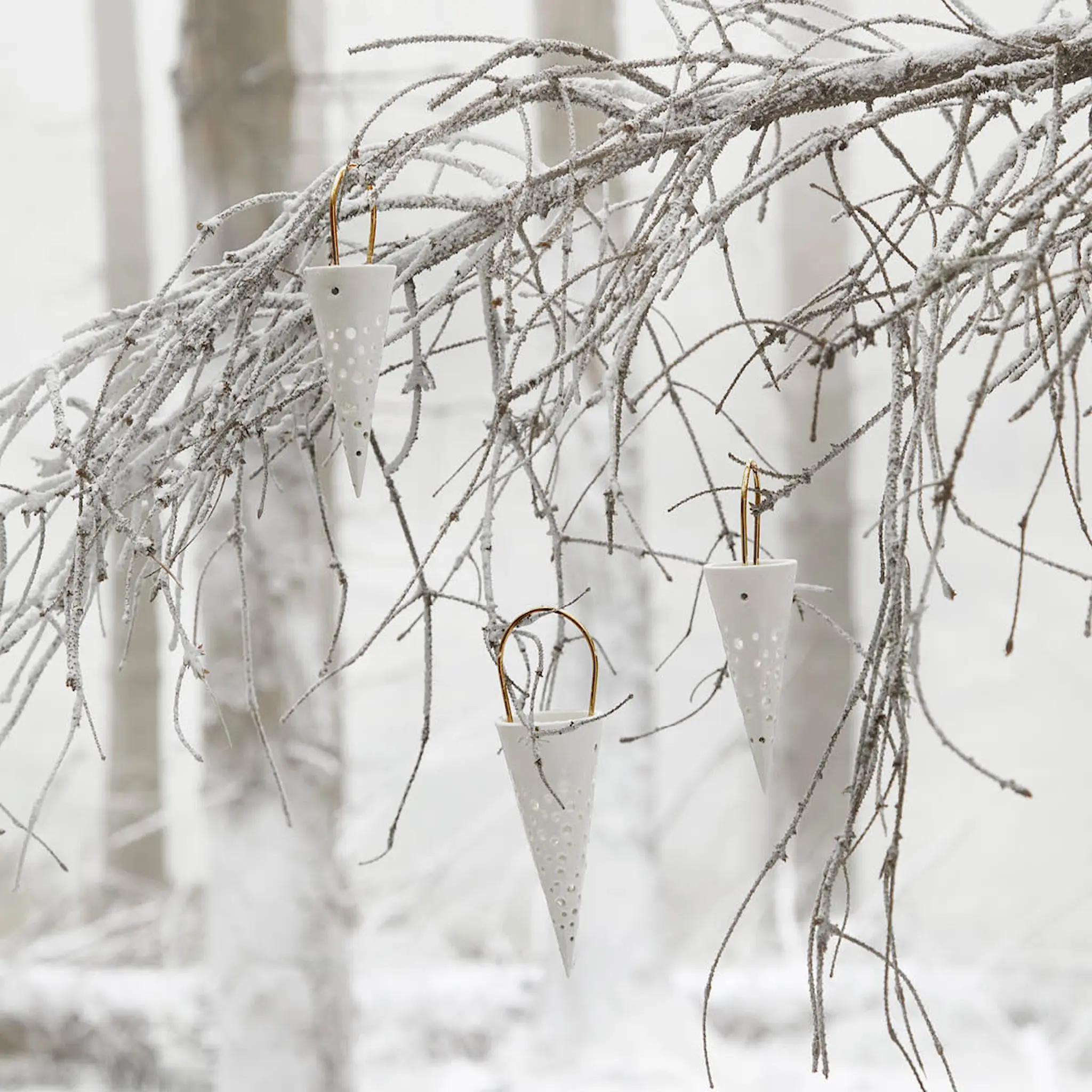 Kähler Nobili Julstrut 18,5 cm Snövit