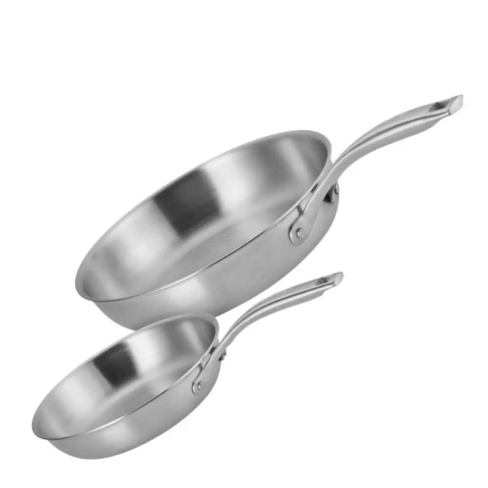 Essential 3-ply Stainless Steel paistinpannusarja 20+26 cm