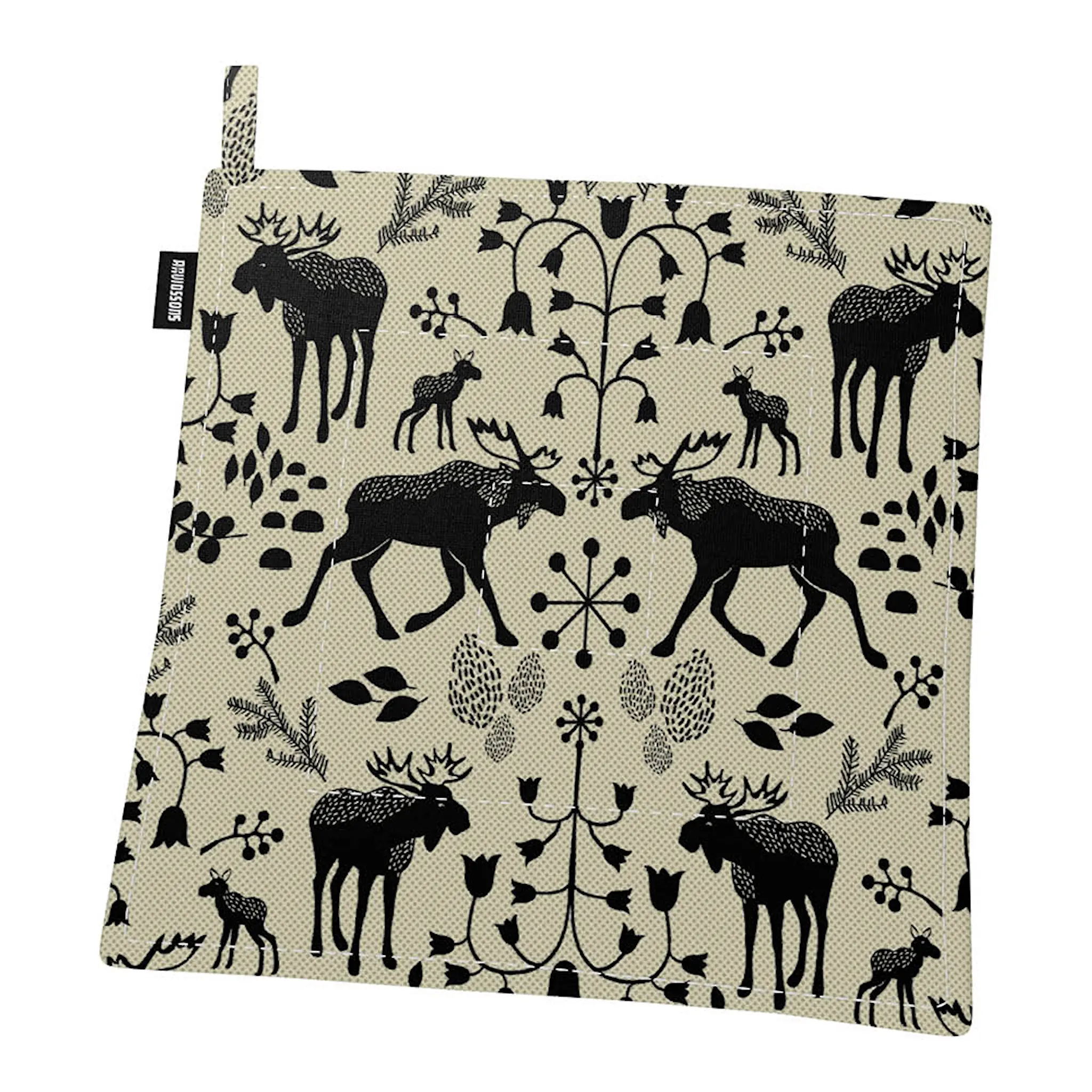 Arvidssons Skogens Konung grytlapp älg svart