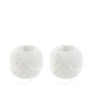 Filio kökssnöre 50 m 2-pack vit