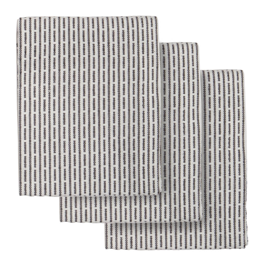 The Organic Company - Urban Kitchen Keittiöliina 18x35 cm 3 kpl Morning Grey