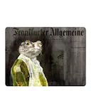 Bordstablett Frogs of Wall Street 30x40 cm Svart