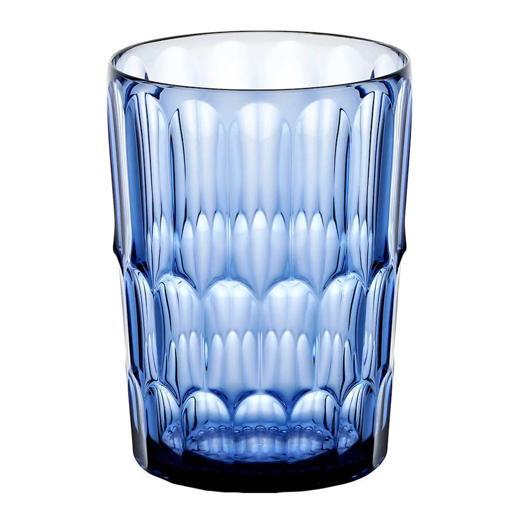 Guzzini Vanity tumbler hög 48 cl bioplast Mönster 2 Denim blue