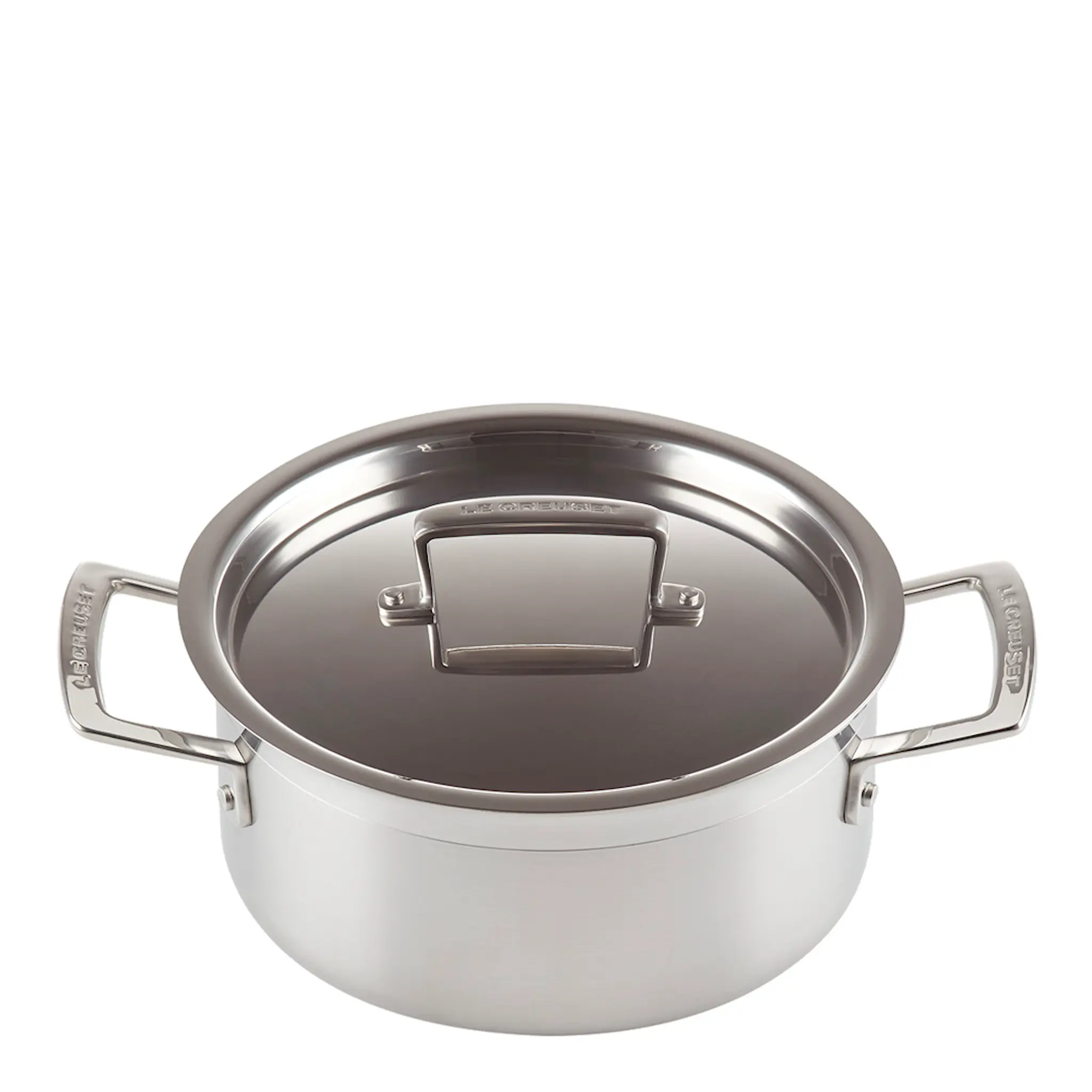 Le Creuset 3-Ply Gryta Låg med lock 20 cm 3 L