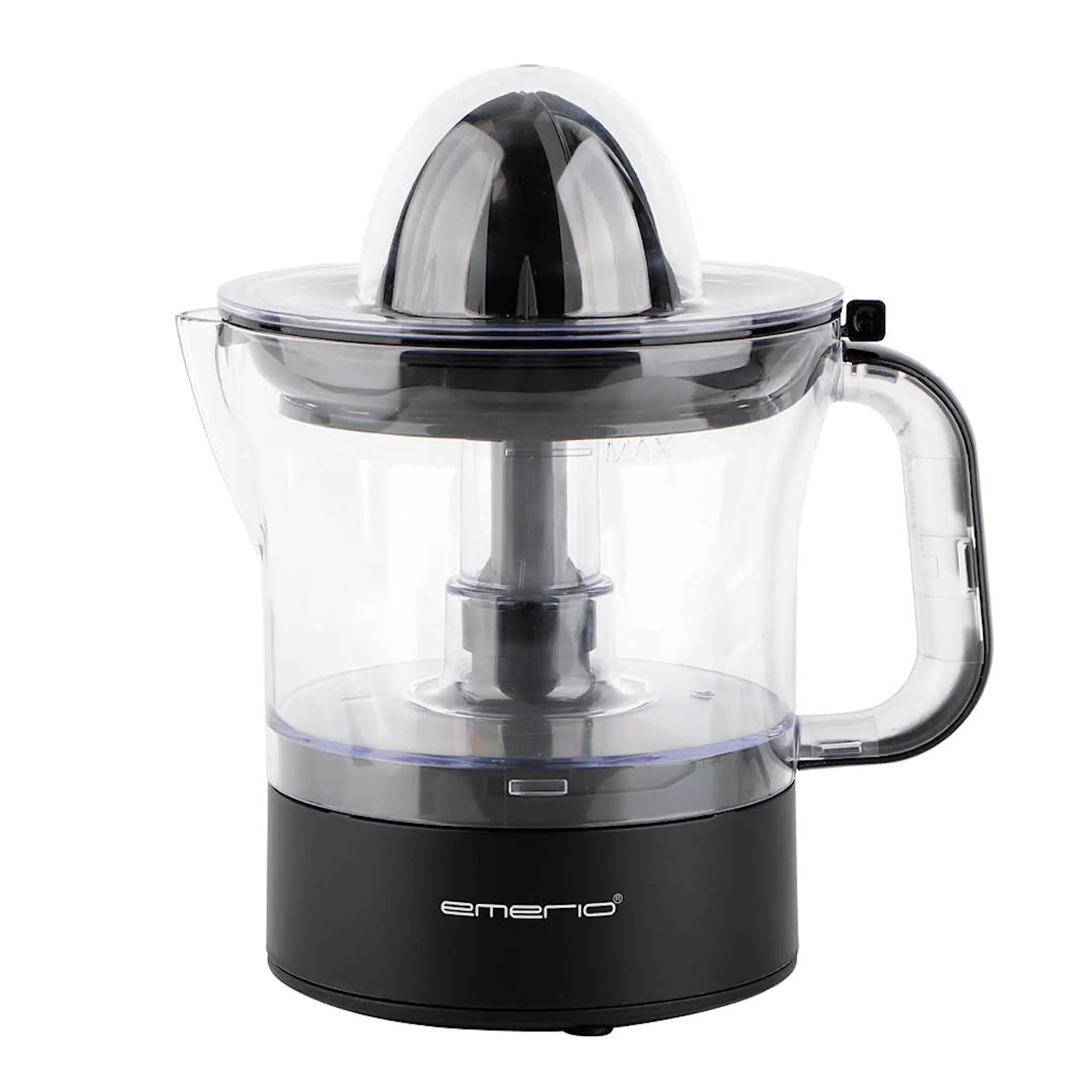 EMERIO Sitruspresser med tilbehør 700 ml svart