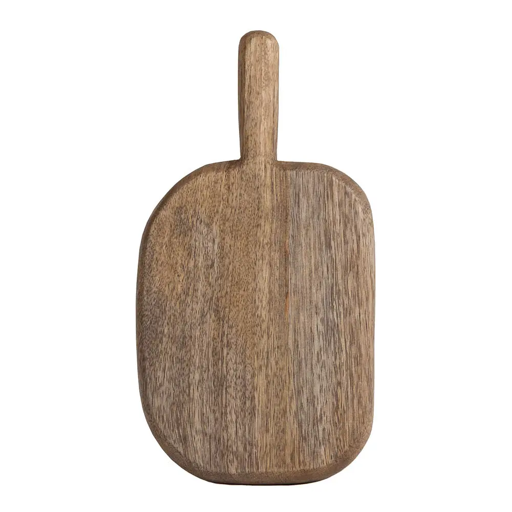 Skjærebrett mangotre 27x14 cm rustic brown