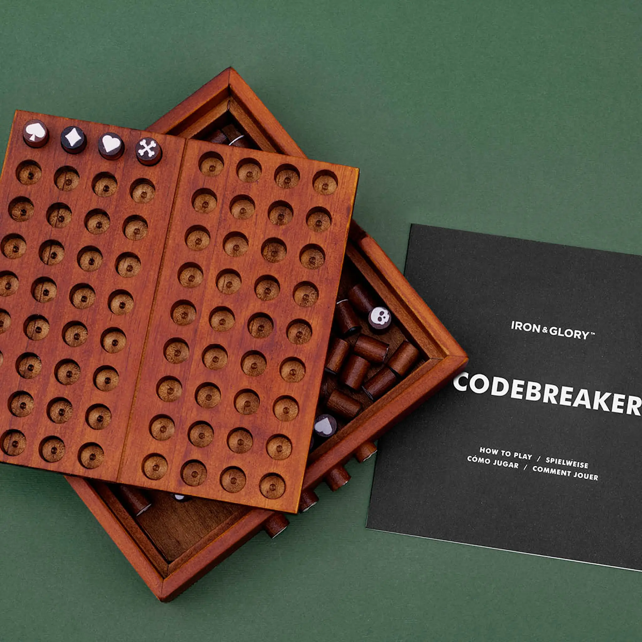 Iron & Glory Codebreaker 14 cm trä