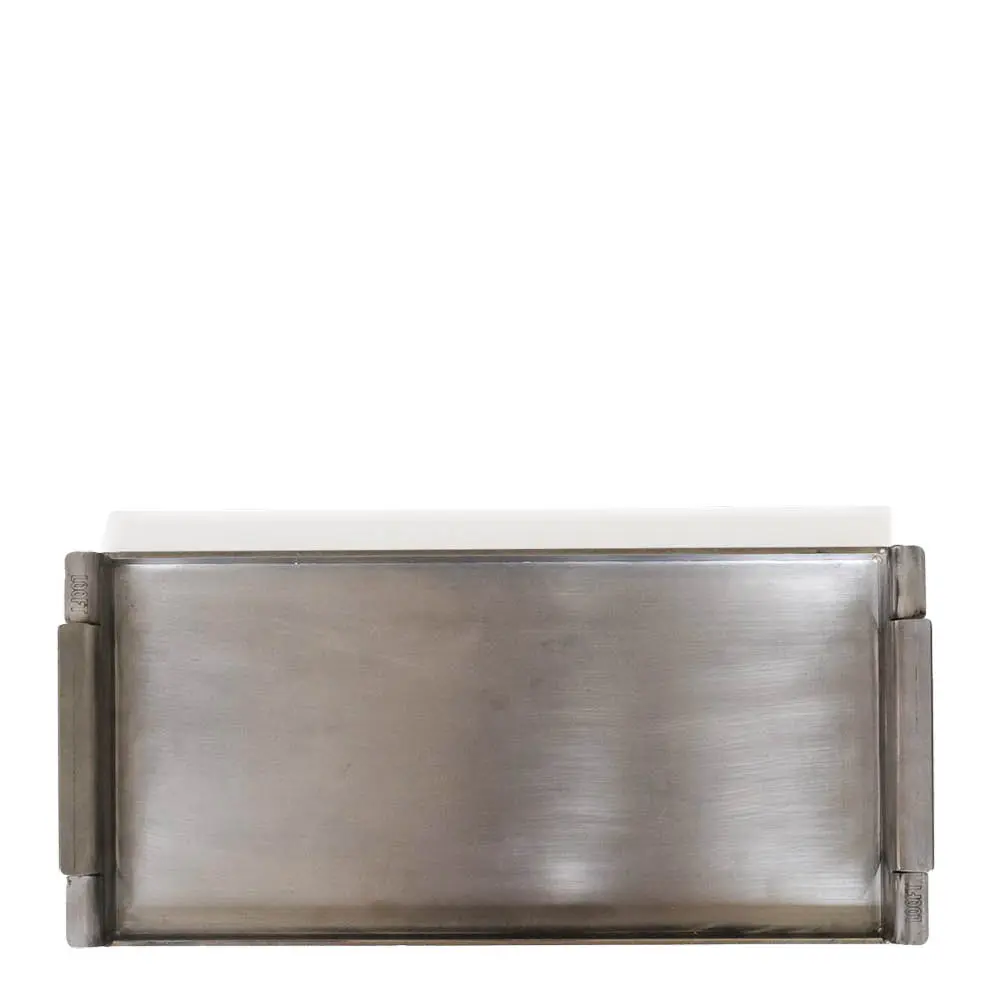 Stekehelle 25x48 cm rustfritt stål