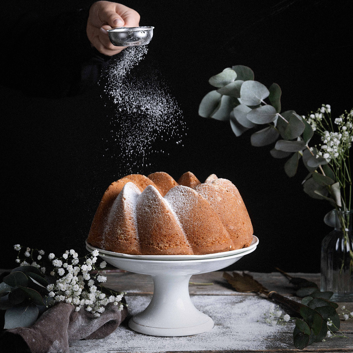 Heirol Premium sockerkaksform spiral 24 cm 2 L roséguld