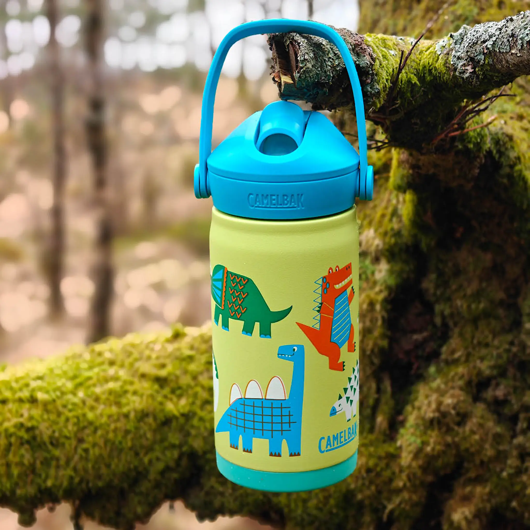 Camelbak Thrive Flip Straw Kids VSS Juomapullo 0,35L Dinosaur Dino Jam