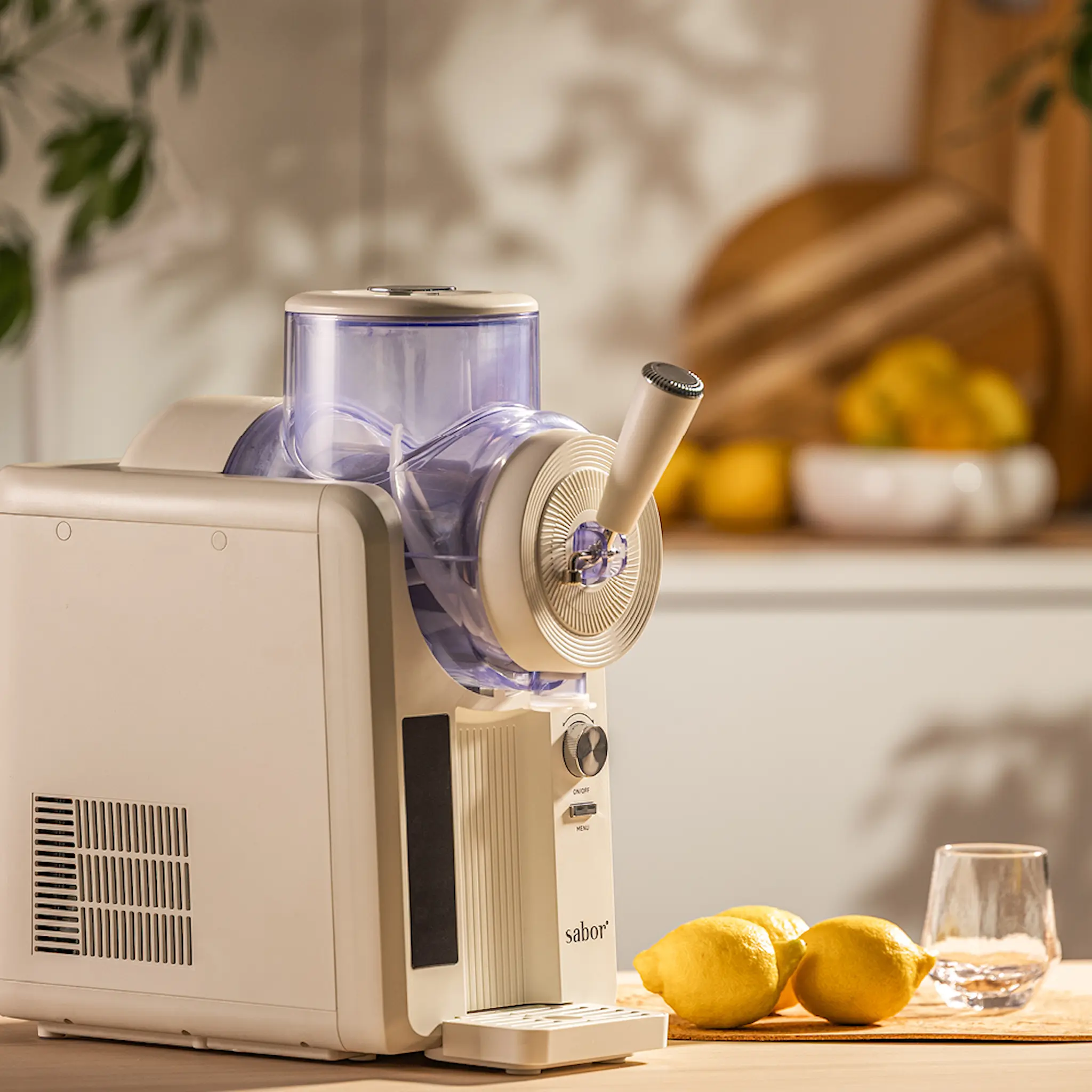 Sabor IceCraft slush- og softismaskin 1,2L krem