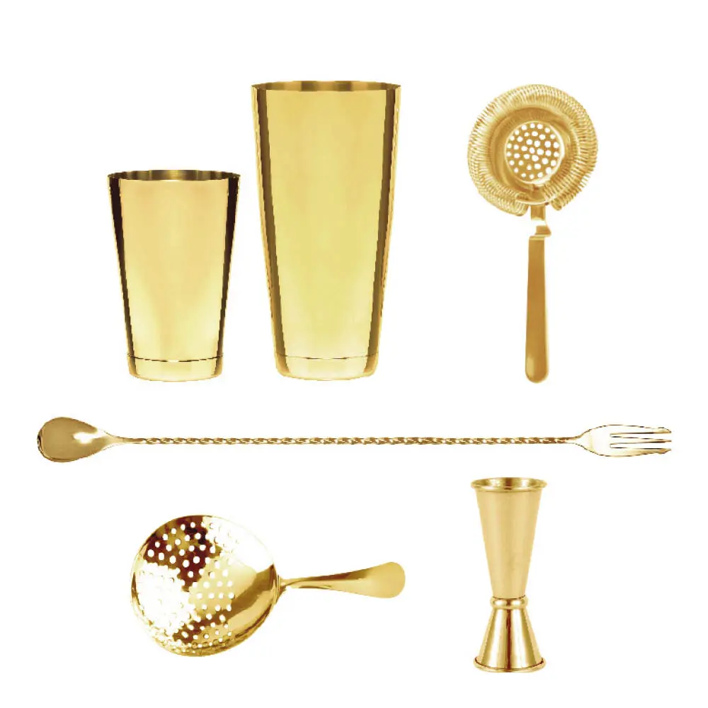 Speakeasy barsett 5 deler gull